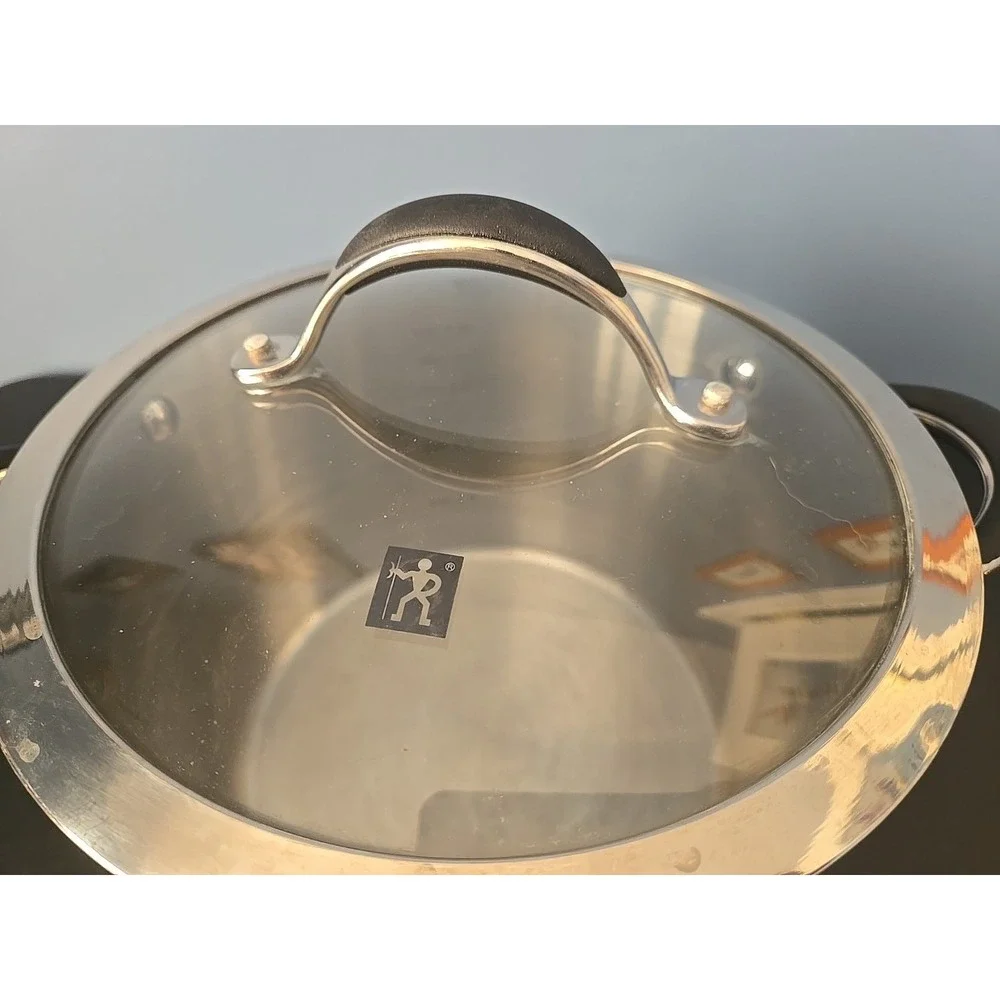 J‎ A Henckels Int'l Classic Clad 18-10 Stainless Steel Stock Pot~ 4L w/ Lid